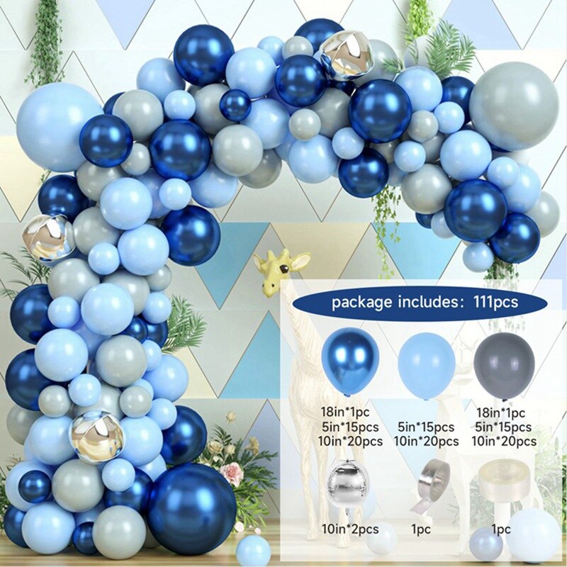 Birthday Purple Balloon Garland Arch Kit Party Decoration Baby Shower Wedding Baloon Decor st Supplies Inflatable Decorations