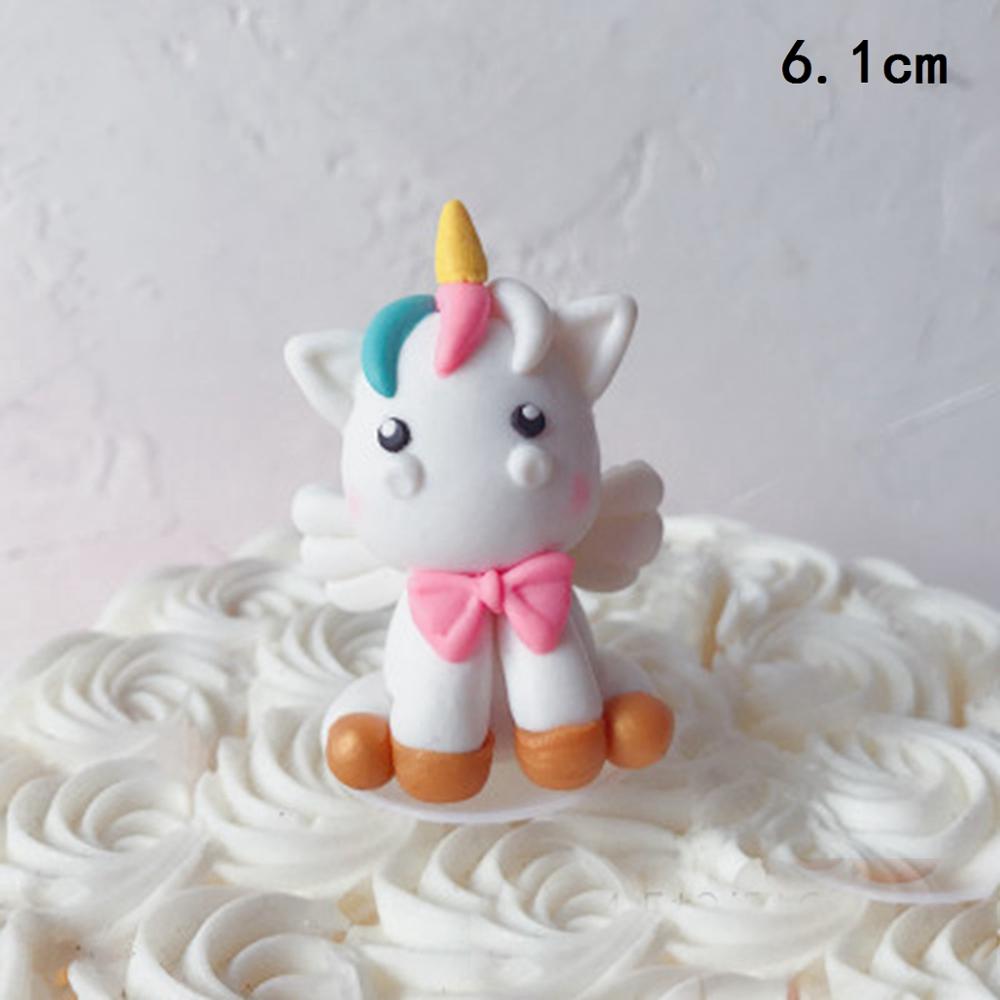 Mini Cute Rainbow Cake Topper Unicorn Brithday Party Supplies Gift Rainbow Cake Topper Decor 1st Girl Birthday Cake Decor PartyDecorHQ