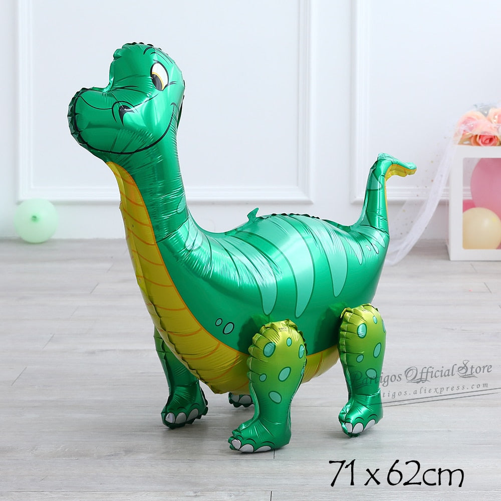 Large 4D Walking Dinosaur Balloons Jurassic Dinosaur Party Supplies Kids Birthdays Decorations Jungle Dragon Foil Globos Toys PartyDecorHQ