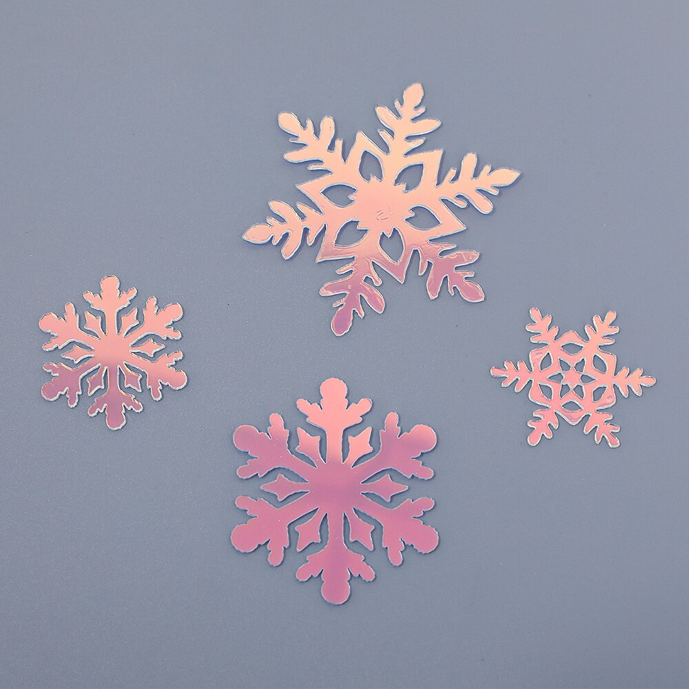 Pcs Acrylic Christmas Snowflake Cake Toppers Ice Princess Cupcake Kids Happy Birthday Party Decorations Xmas 