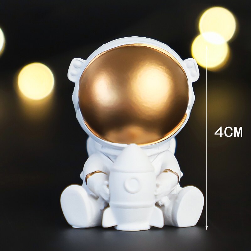 Astronaut Birthday Cake Topper The New Travel Space Theme astronauta Rocket Spaceship Toy Ornaments Cake DecorationBoy Best Gift PartyDecorHQ