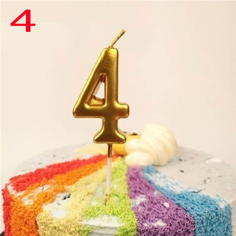 Set Champagne Happy Birthday Letter Cake Candles Topper Decor Party Supplies Candle DIY Home Number 