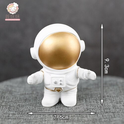 Astronaut Cake Topper Space Universe Planet Series Toppers Outer Birthday Party Dessert Props Festive Decoration 