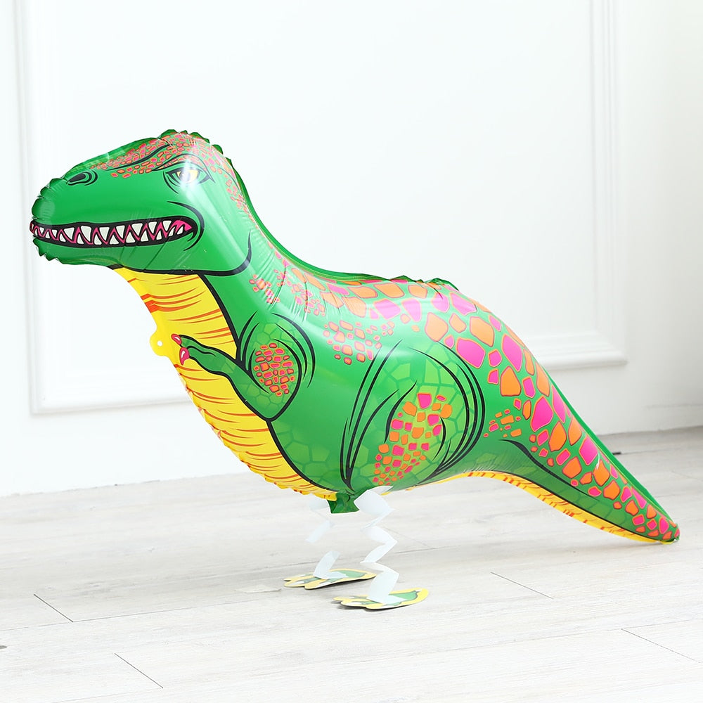 Large 4D Walking Dinosaur Balloons Jurassic Dinosaur Party Supplies Kids Birthdays Decorations Jungle Dragon Foil Globos Toys PartyDecorHQ