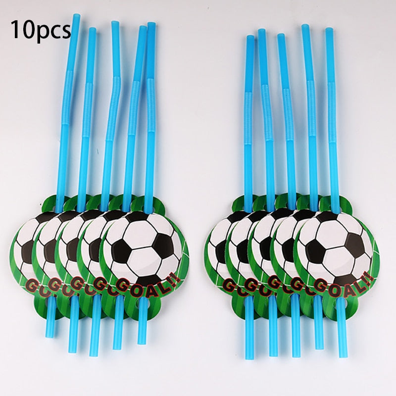 Football Balloons Birthday Party Decorations Foil Globos Kids Boy Cup Number Balloon Ball Soccer Sports Supplies 