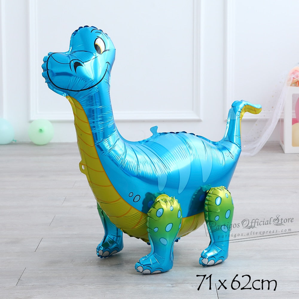 Large 4D Walking Dinosaur Balloons Jurassic Dinosaur Party Supplies Kids Birthdays Decorations Jungle Dragon Foil Globos Toys PartyDecorHQ