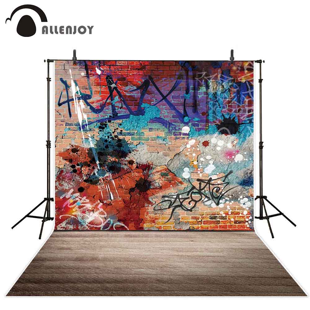 graffiti wall photophone street children portrait birthday baby party digital studio background backdrop photography 