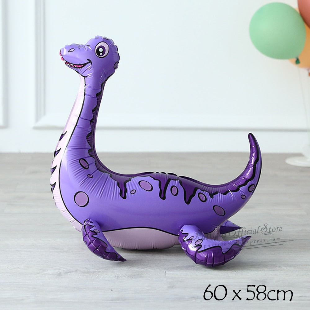 Large 4D Walking Dinosaur Balloons Jurassic Dinosaur Party Supplies Kids Birthdays Decorations Jungle Dragon Foil Globos Toys PartyDecorHQ