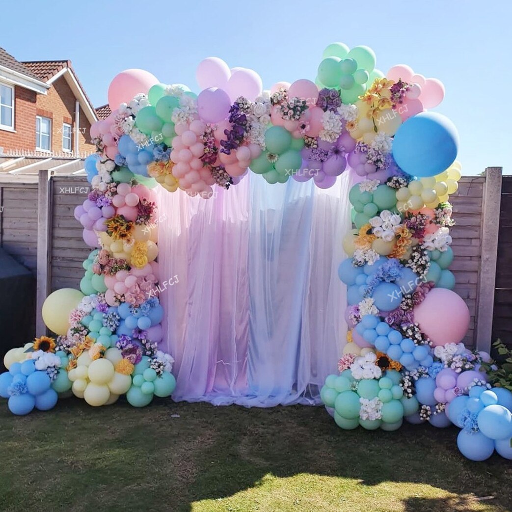 pcs/Set Macaron Rainbow Balloon Garland Arch Kit Wedding Baby Shower Birthday Party Decorations Plastel Latex Balloons Inflatable