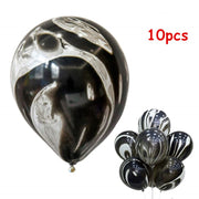 10pcs Black Agate