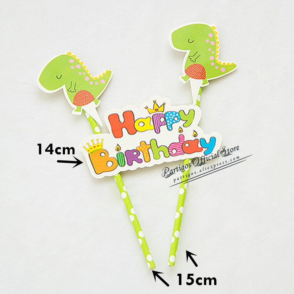 Dinosaur Theme Party Tableware Set Disposable Paper Cup Plate Tablecloth Cake Topper Happy st Birthday Supplies boys 