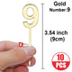 Gold-number 9-10pcs