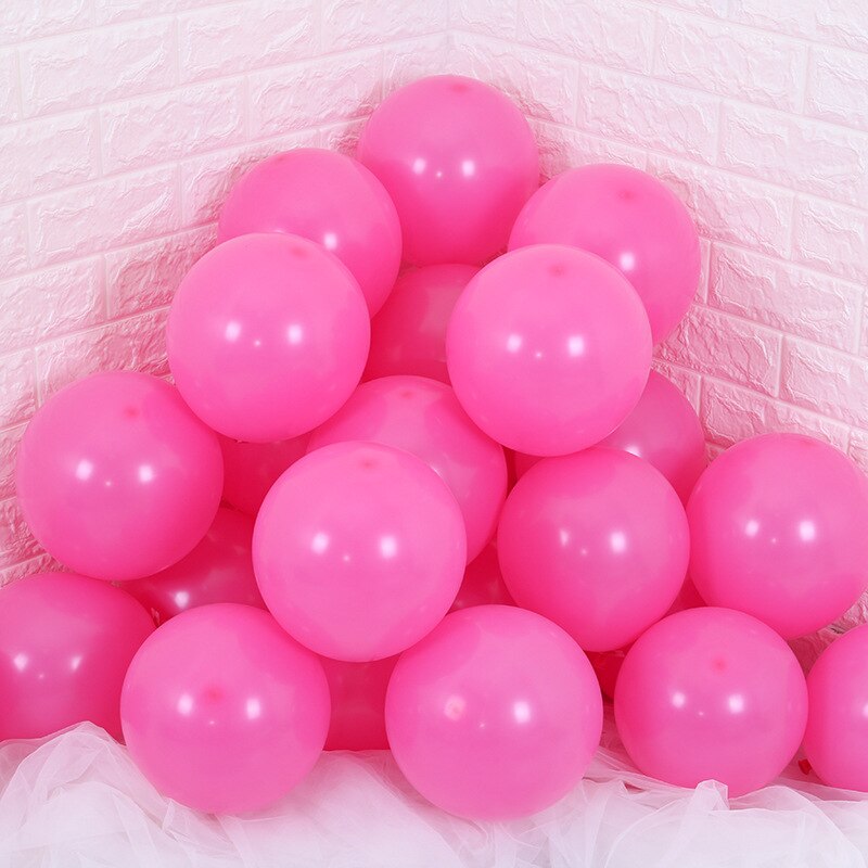 pcs Hot Pink Chrome Gold White Balloons Arch Garland Wedding Birthday Party Baby Shower Background Decorations Kids Ball Toys Inflatable