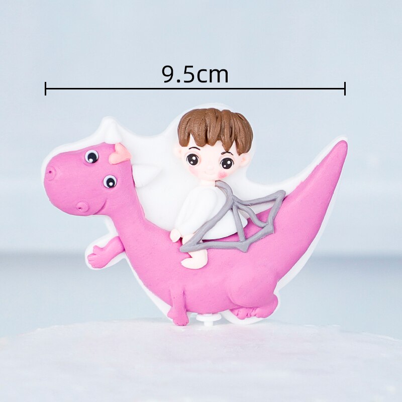 Dinosaur Party Decoration Cake Topper Birthday Happy Anniversary Jurassic Dino Animals Kids Favors Cakes Decorating Dessert Gift 