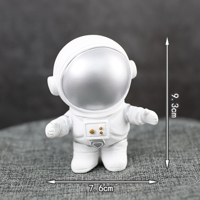 Heart Astronaut Series Cake Topper Planet Rocket astronaut Baby Kid Boy One year old Birthday Happy Cakes Baking Decoration 