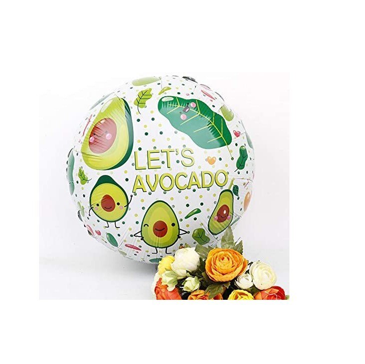 Fruit Themed Birthday Party Decoration Balloon Arch Kit Green Avocado Star Foil Kids Baby Shower Supplies 