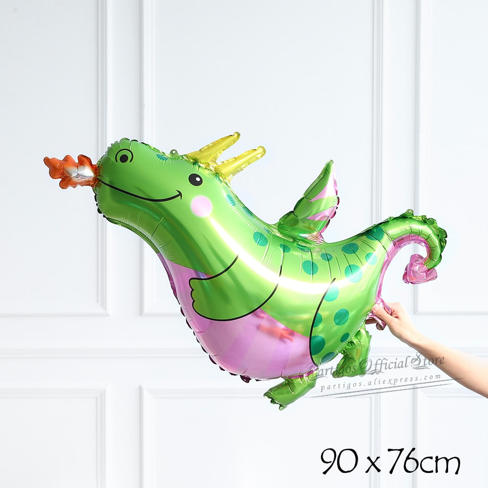 Large 4D Walking Dinosaur Balloons Jurassic Dinosaur Party Supplies Kids Birthdays Decorations Jungle Dragon Foil Globos Toys PartyDecorHQ