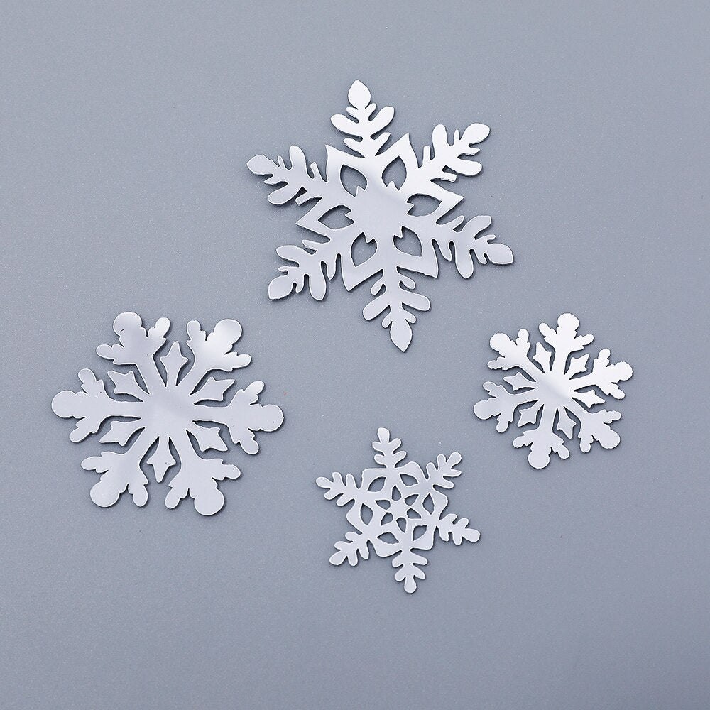 Pcs Acrylic Christmas Snowflake Cake Toppers Ice Princess Cupcake Kids Happy Birthday Party Decorations Xmas 