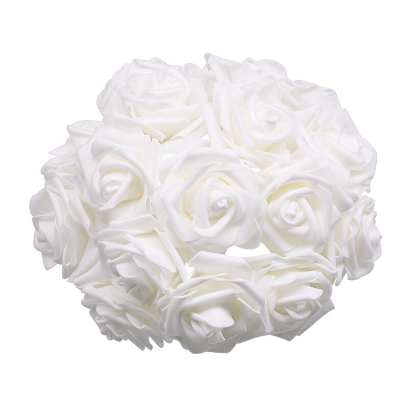 pcs cm Artificial Foam Rose Flower Wedding Decoration Bridal Bouquet DIY Wreath Craft Home Garden Decor Fake Floral 