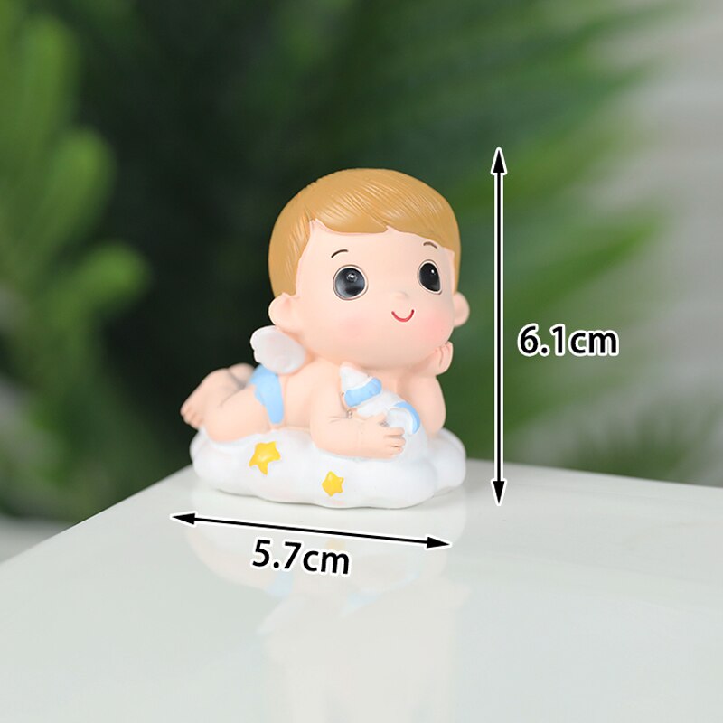 100 days Oh Baby Kid Cake Topper Happy Birthday Boy Princess Favors Lovely Doll Baby bottle Ornaments Cake Decoration Supplies PartyDecorHQ