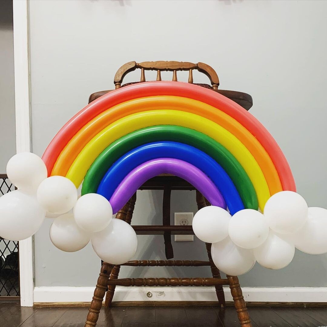 pcs/set DIY Magic Rainbow Balloons Christmas Wedding Decor Children Birthday Gift Accessories Decoration Balloon 