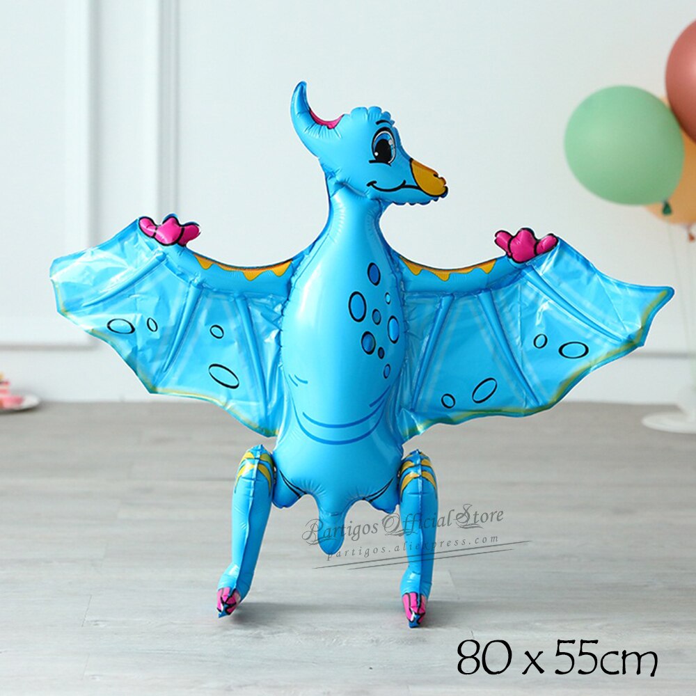 Large 4D Walking Dinosaur Balloons Jurassic Dinosaur Party Supplies Kids Birthdays Decorations Jungle Dragon Foil Globos Toys PartyDecorHQ