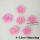 100pcs 3.5cm pink