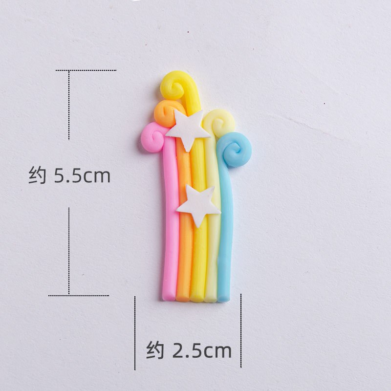 Mini Cute Rainbow Cake Topper Unicorn Brithday Party Supplies Gift Rainbow Cake Topper Decor 1st Girl Birthday Cake Decor PartyDecorHQ