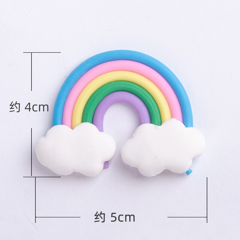 Mini Cute Rainbow Cake Topper Unicorn Brithday Party Supplies Gift Rainbow Cake Topper Decor 1st Girl Birthday Cake Decor PartyDecorHQ