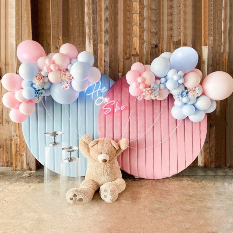 Balloons Arch Set Pink And Blue Balloon Garland Birthday Party Balloon Arch Kit Wedding Baby Baptism Shower Balloon Decoration PartyDecorHQ