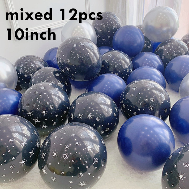 Outer Space Party Astronaut balloons Rocket Foil Balloons Galaxy Theme Boy Kids Birthday Decor Favors helium globals 