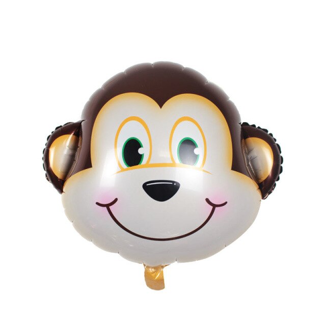 Animal Balloons Baby Shower Jungle Safari Theme Party Balloon Kids Birthday Decor Air Helium Globos 