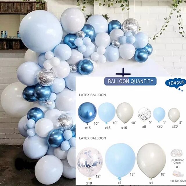 Pastel Balloon Garland Arch Kit Birthday Party Decorations Kids Boy Girl Latex Baloon Wedding Baby Shower Theme Ballon Decor Inflatable