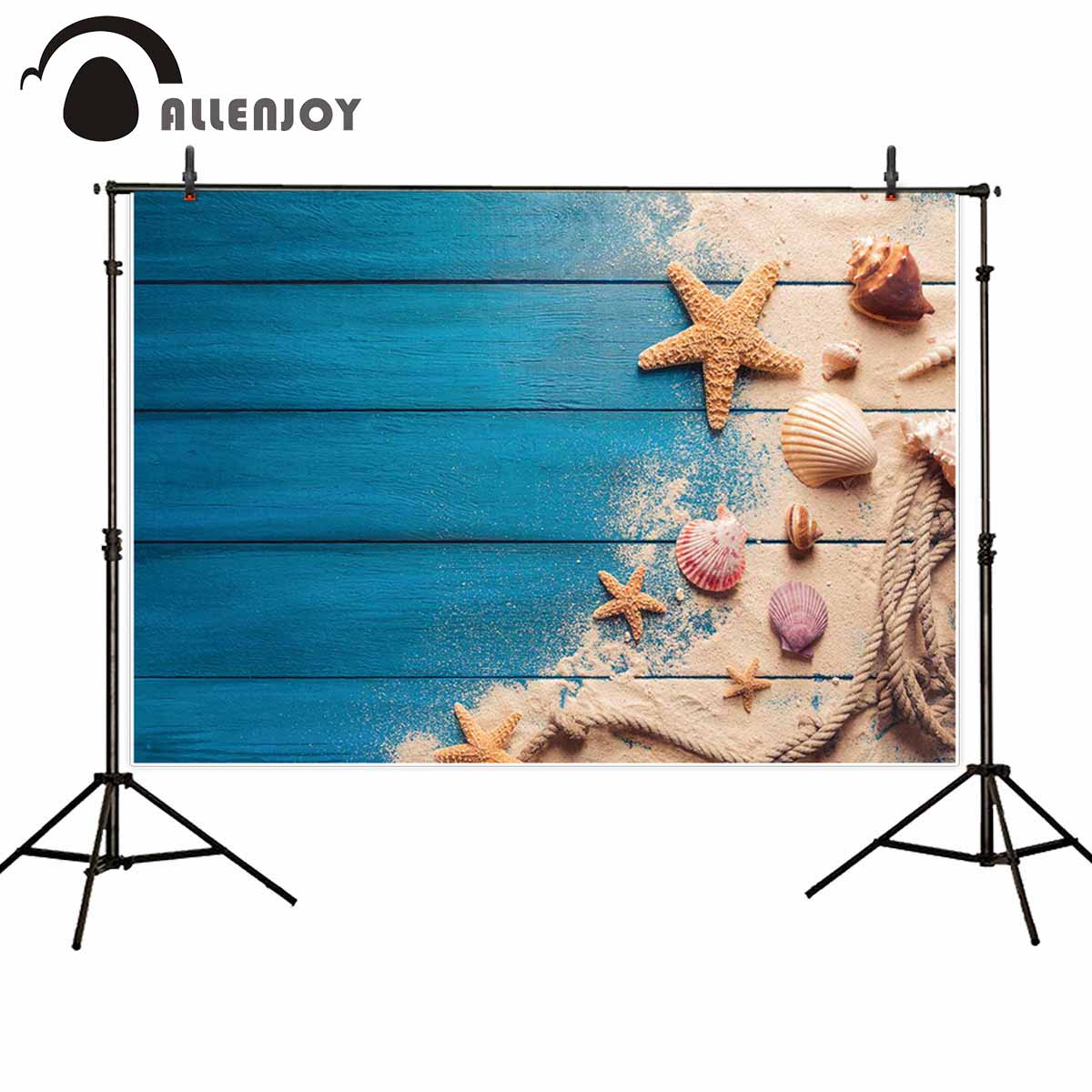 wood backdrop summer rope shell still life shooting photographic backgrounds photo studio photophone vinyl photocall 