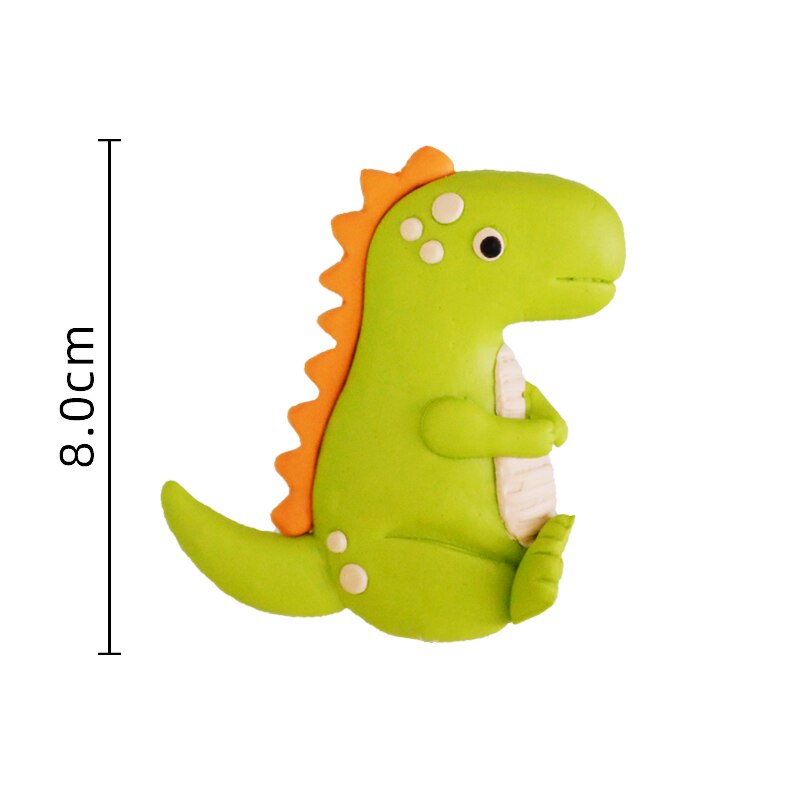 Dinosaur Party Decoration Cake Topper Birthday Happy Anniversary Jurassic Dino Animals Kids Favors Cakes Decorating Dessert Gift 