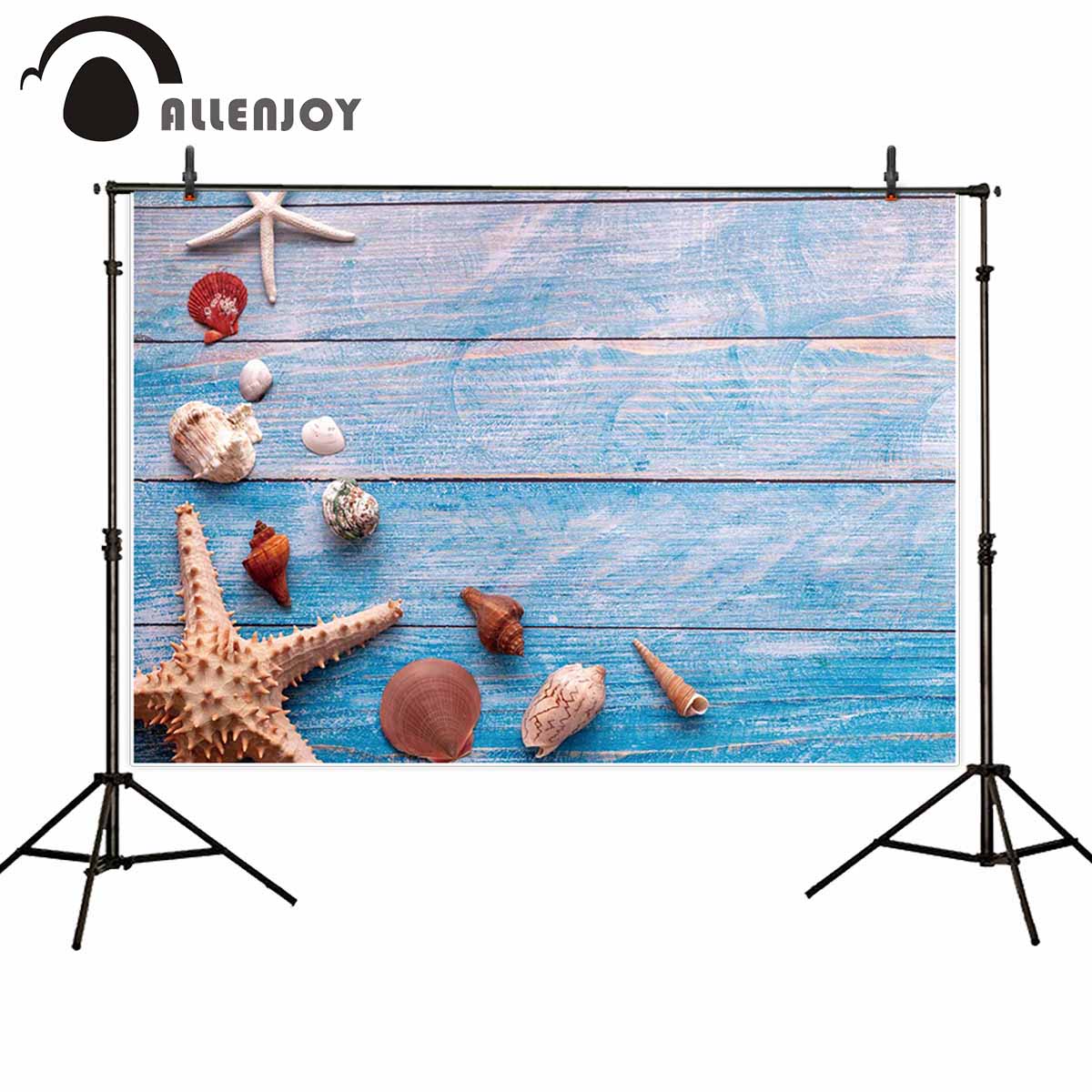 backdrop photophone wood shell summer sea theme still life shooting studio backgrounds photography photocall photozone 