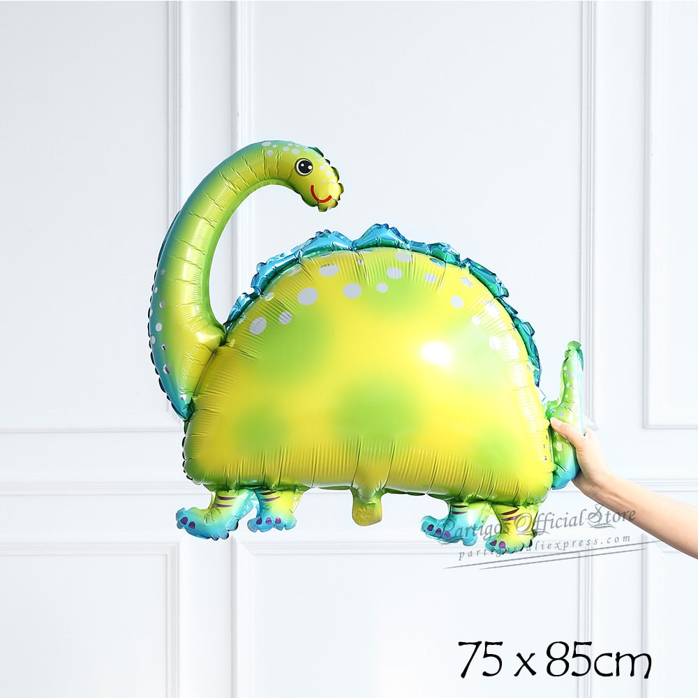 Large 4D Walking Dinosaur Balloons Jurassic Dinosaur Party Supplies Kids Birthdays Decorations Jungle Dragon Foil Globos Toys PartyDecorHQ