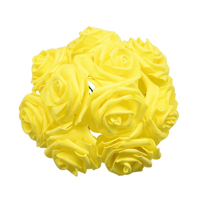 pcs cm Artificial Foam Rose Flower Wedding Decoration Bridal Bouquet DIY Wreath Craft Home Garden Decor Fake Floral 