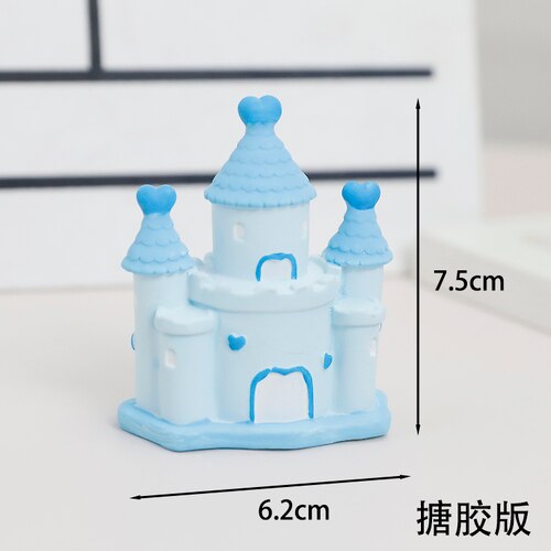 Castles Clouds Rainbows Boy Girl Blue Cake Topper Angel Happy Birthday Decoration Crown Children's Day Party Supplies 