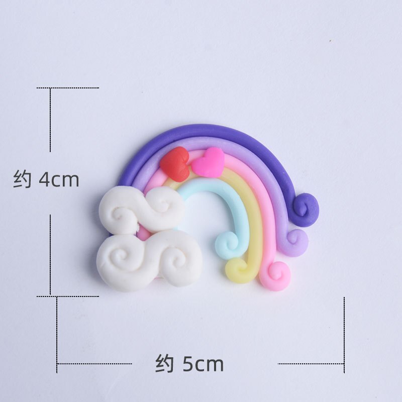 Mini Cute Rainbow Cake Topper Unicorn Brithday Party Supplies Gift Rainbow Cake Topper Decor 1st Girl Birthday Cake Decor PartyDecorHQ