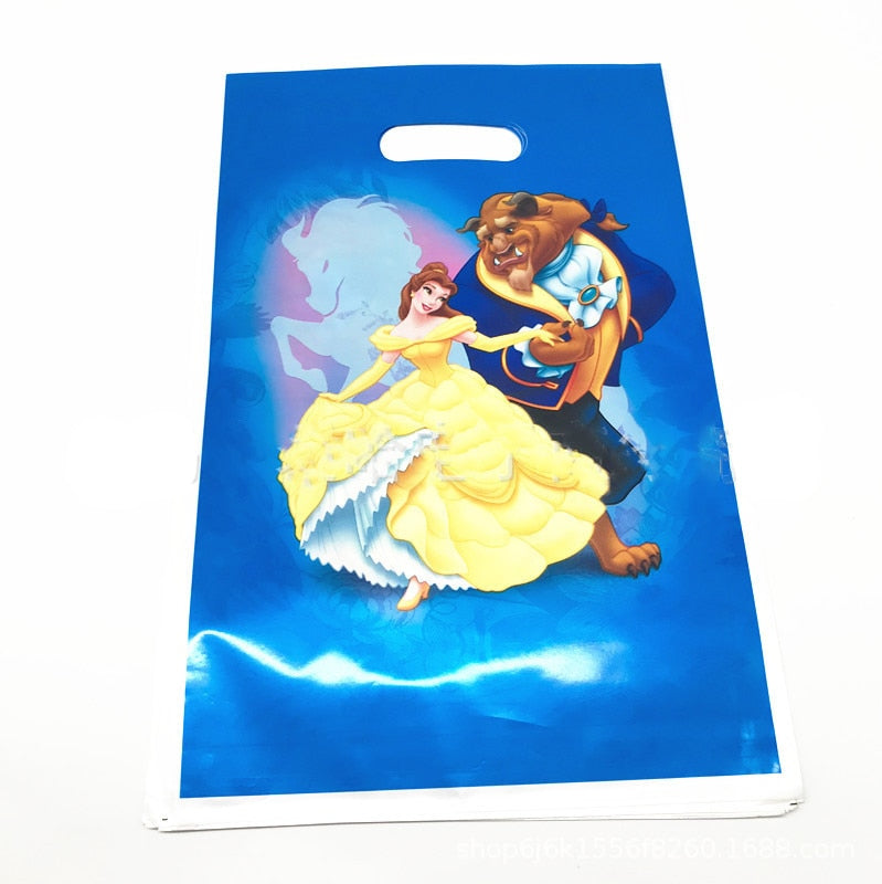 Beauty Beast Birthday Party Supplies Girl Gift Baby Shower Disposable Tableware Plate Napkin Banner Straw Decoration 