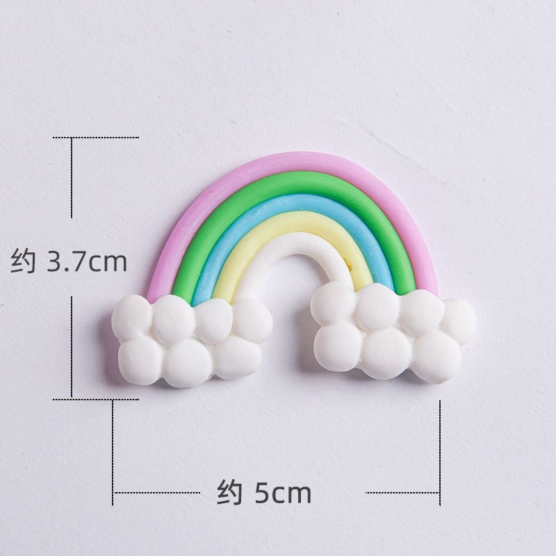 Mini Cute Rainbow Cake Topper Unicorn Brithday Party Supplies Gift Rainbow Cake Topper Decor 1st Girl Birthday Cake Decor PartyDecorHQ