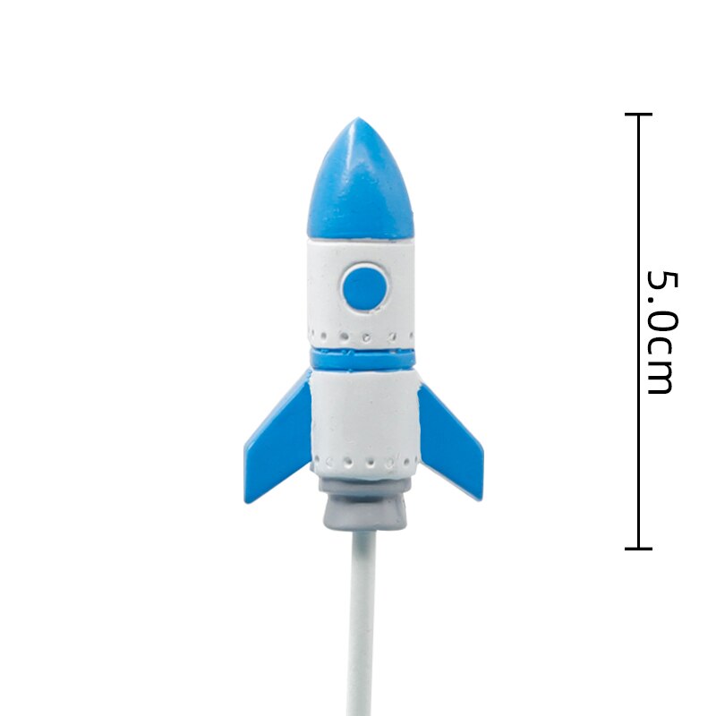 Astronaut Birthday Cake Topper The New Travel Space Theme astronauta Rocket Spaceship Toy Ornaments Cake DecorationBoy Best Gift PartyDecorHQ