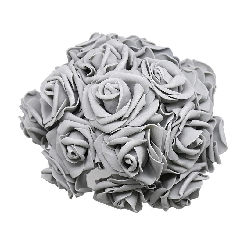 pcs cm Artificial Foam Rose Flower Wedding Decoration Bridal Bouquet DIY Wreath Craft Home Garden Decor Fake Floral 