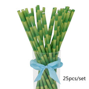 25pcs paper straw