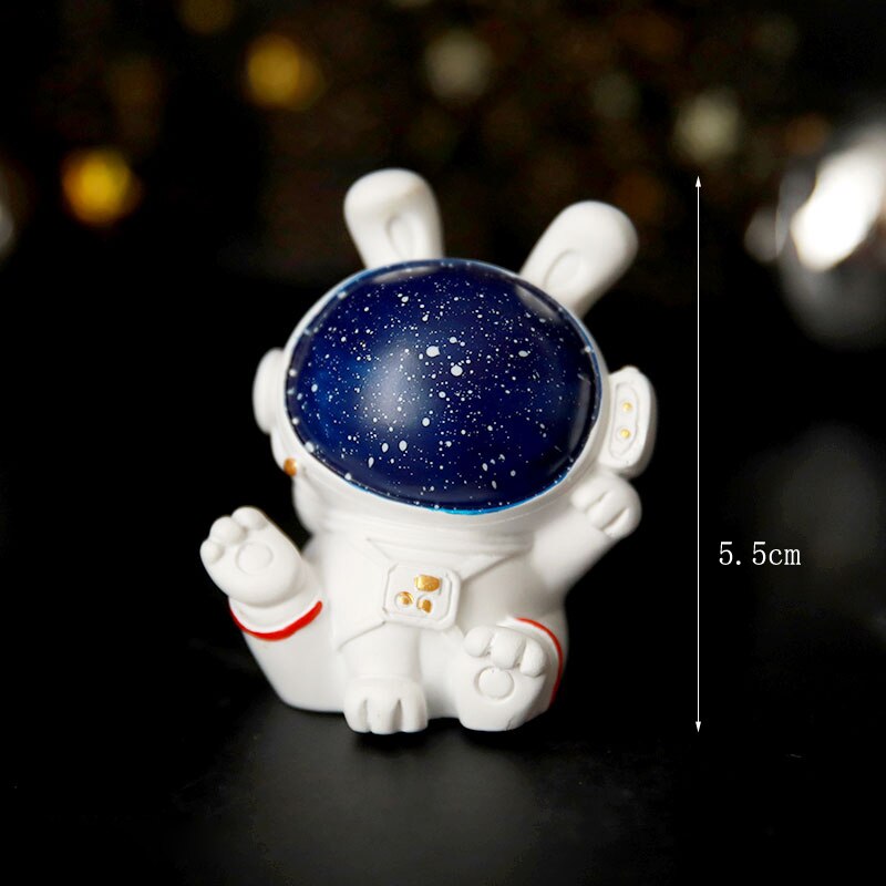 Astronaut Birthday Cake Topper The New Travel Space Theme astronauta Rocket Spaceship Toy Ornaments Cake DecorationBoy Best Gift PartyDecorHQ