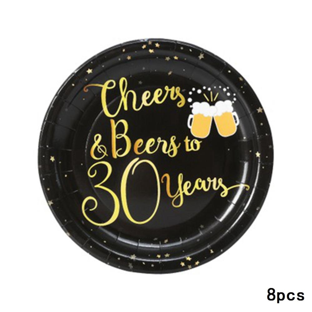 Cheer Year Old Balloons Birthday th Women Men Cheers &beers Decorations 