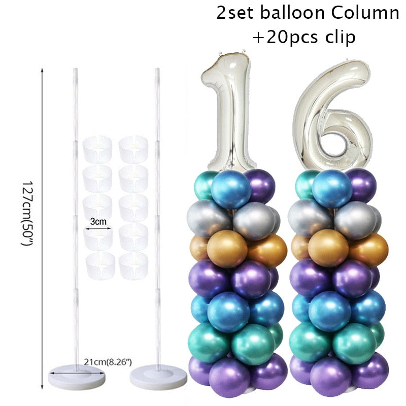 Round balloon stand arch balloons wreath ring for wedding decoration baby shower kids birthday parties Christmas Ballon garland PartyDecorHQ