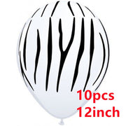 10pcs Zebra pattern