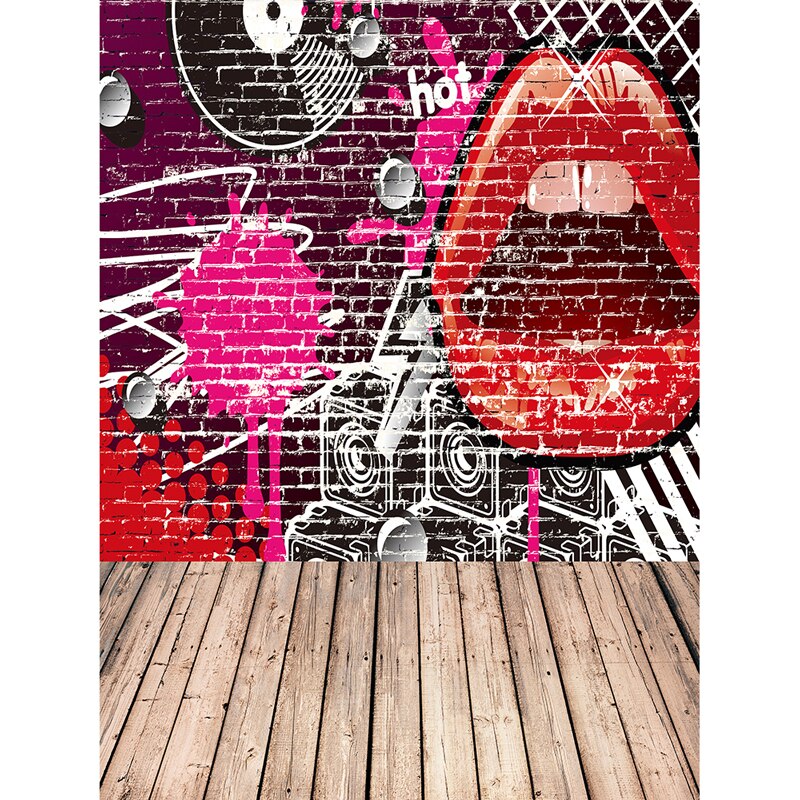 graffiti wall photophone street children portrait birthday baby party digital studio background backdrop photography 